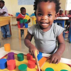 Enhancing Development Through Shape and Colour Matching Activities